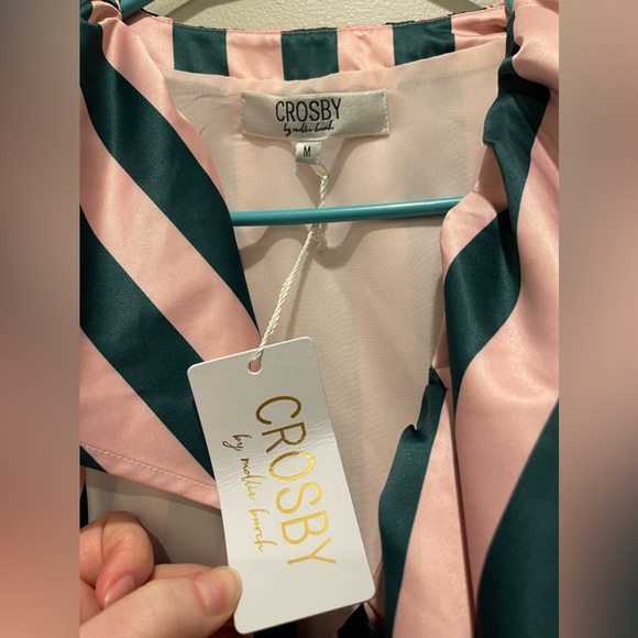 Crosby by Mollie Burch pink and green dress medium - Picture 6 of 6